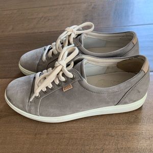 Ecco soft 7 sneakers gray leather